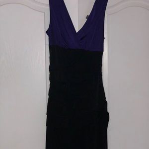 Beautiful purple/black cocktail dress